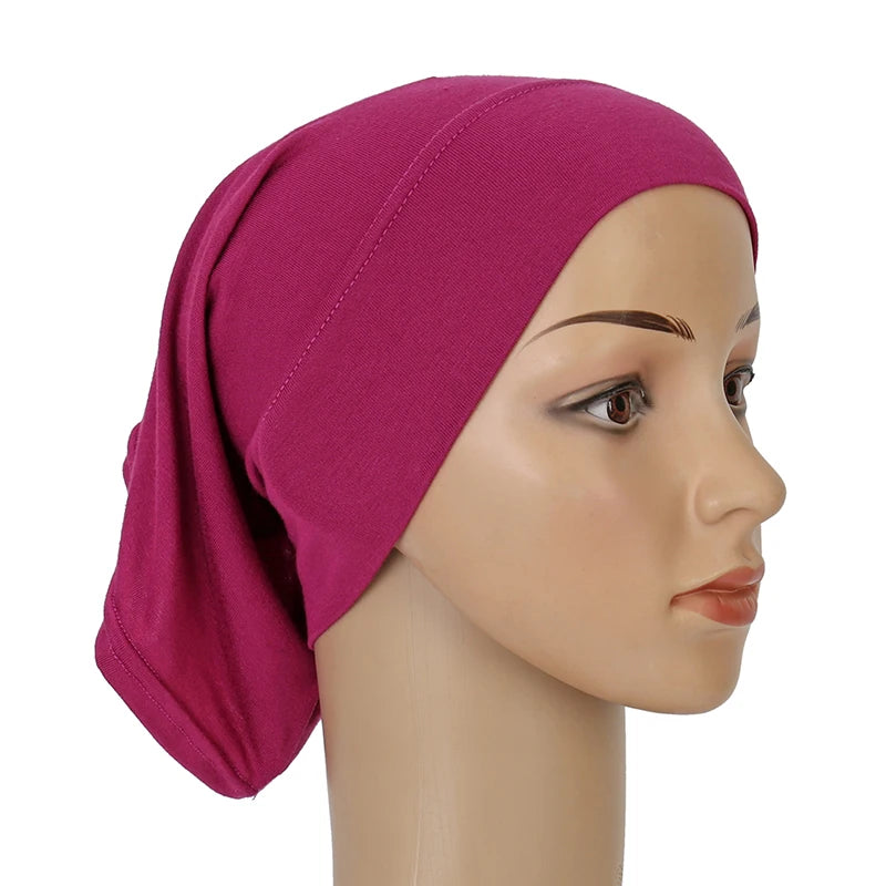 Baumwolle Material Muslim Islam Hijab Weiche Stretch Hijabs