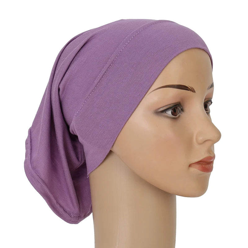 Baumwolle Material Muslim Islam Hijab Weiche Stretch Hijabs