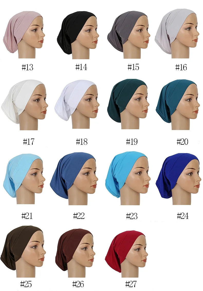 Baumwolle Material Muslim Islam Hijab Weiche Stretch Hijabs